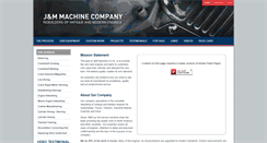 Desktop Screenshot of jandm-machine.com
